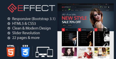 Effect - Responsive E-Commerce Template