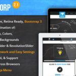 Elegant Responsive HTML5 w Animated Metro Slider