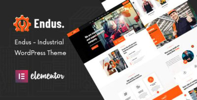 Endus - Industrial Manufacturing WordPress Theme v1.0.1