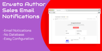 Envato Author Sales Email Notifications