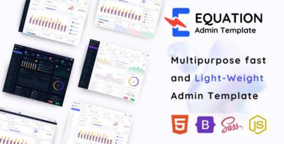 Equation - Bootsrap 5 Admin Dashboard Template