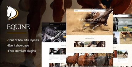 Equine - An Equestrian and Horse Riding Club Theme