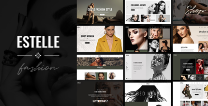 Estelle - Fashion and Modelling Agency Theme