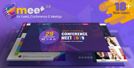 Event HTML Emeet for Event, Conference and Meetup