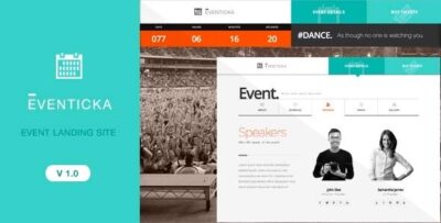 Eventicka Event Landing Page & Ticketing