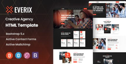 Everix - Creative Agency HTML Template