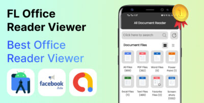 FL Office Reader Viewer Document Viewer, Document Reader with admob