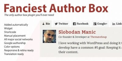 Fanciest Author Box - WordPress Plugin