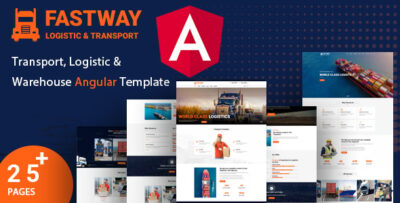 Fastway - Logistic & Transport Angular Template