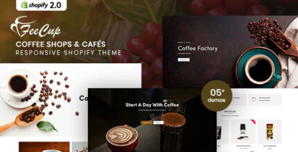 FeeCup - Coffee Shops and Cafés Responsive Shopify Theme