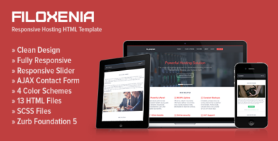 Filoxenia - Responsive Hosting HTML Template