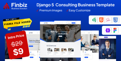 Finbiz - Django 5 - Consulting Business Template
