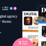 Finopik - Creative Digital Agency & Portfolio WordPress Theme