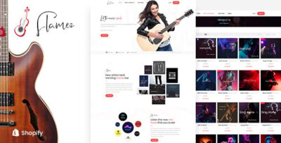 Flamez - Music Store Shopify Theme