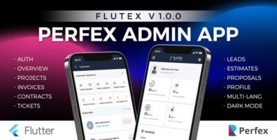 Flutex - Perfex CRM Admin Staff Mobile App