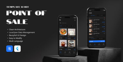 Flutter POS UI Template - Modern & Multi-language
