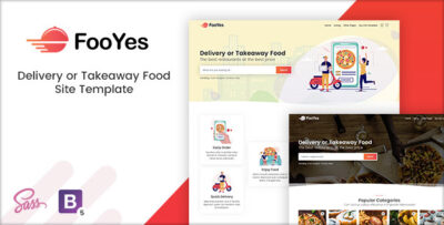 FooYes - Delivery or Takeaway Food Site Template