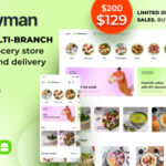 Foodyman - Single (Multi-Branch) Restaurant & Grocery Food Ordering & Delivery Platform