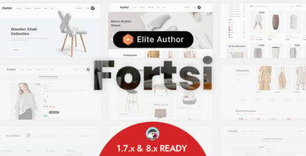 Fortsi - Prestashop 1.7 & 8.x Minimal Responsive Theme