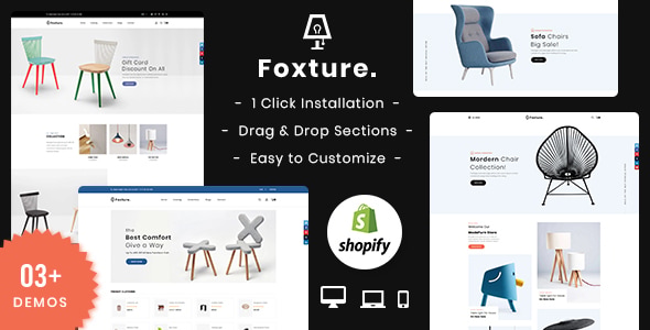 Foxture - Furniture Shopify MultiPurpose Theme Foxture - Furniture Shopify MultiPurpose Theme