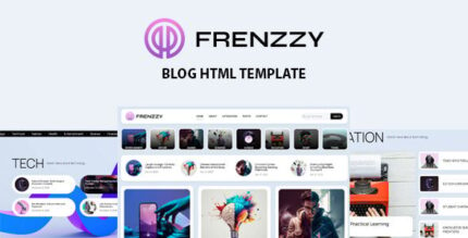 Frenzzy - Blog HTML Template