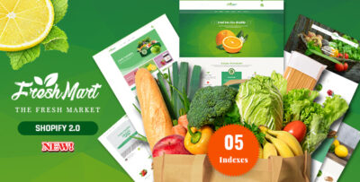 FreshMart - Responsive Shopify Theme, Organic, Fresh Food, Farm Store