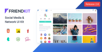 Friendkit - Social Media UI Kit