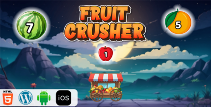 Fruit Crusher - HTML5 Construct3 Game