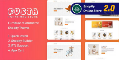 Fusta - Furniture Shopify Theme