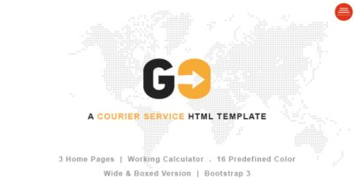 GO - A Courier & Delivery Service HTML Template