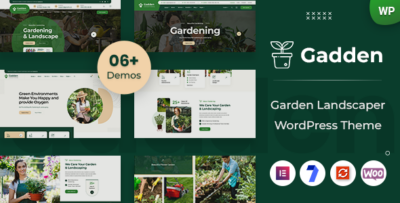 Gadden - Garden Landscaper WordPress Theme v1.0.0