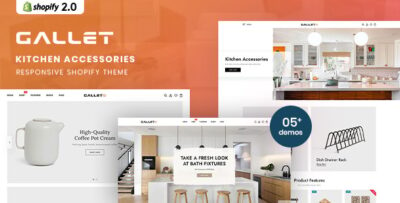 Gallet - Kitchen Accessories Responsive Shopify Theme