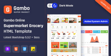 Gambo - Online Grocery Supermarket HTML Template