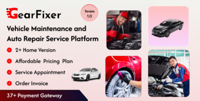 GearFixer - Vehicle Maintenance and Auto Repair Service Platform