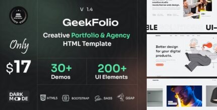 Geekfolio - Creative Agency & Portfolio Template