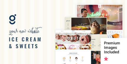 Glacé - Ice Cream & Sweet Shop Theme