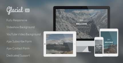 Glacial - Responsive Under Construction Template