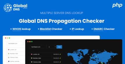 Global DNS - DNS Propagation Checker - WHOIS Lookup - PHP