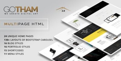 GoTham - Multipurpose HTML5 Responsive Parallax Template