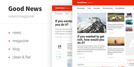 Good News — News & Magazine Template