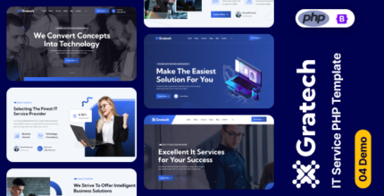 Gratech - IT Service And Technology PHP Template