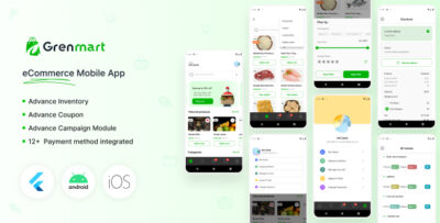 Grenmart - Laravel eCommerce Shop Flutter App