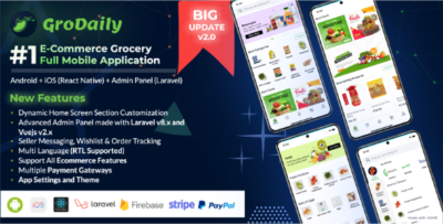 Grodaily - A Multipurpose Ecommerce Grocery