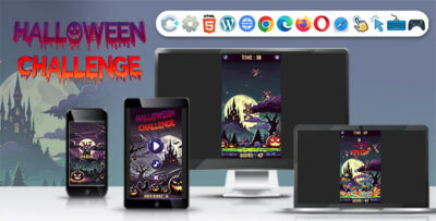 Halloween Challenge Game (Construct3 C3P HTML5) Collect The Candies Game