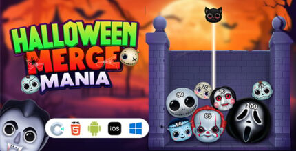 Halloween Merge Mania [ Construct 3 , HTML5 ]