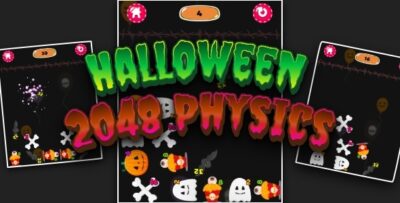 Halloween Physics 2048 - Cross Platform Puzzle Game