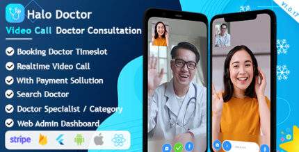 Halo Doctor - Video Call Doctor Booking Appointment Timeslot with Firebase