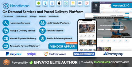 Handiman - On Demand Services and Parcel Delivery Platform