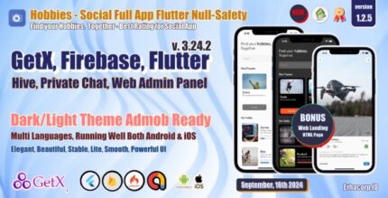 Hobbies - Social Full Flutter App With Chat