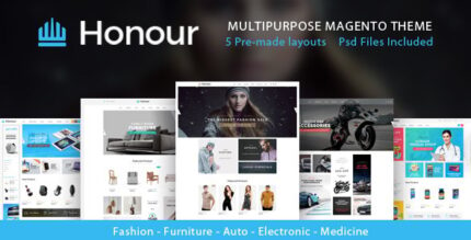 Honour - Multipurpose Responsive Magento2 Theme Fashion Furniture Auto & Electronics & Medicine